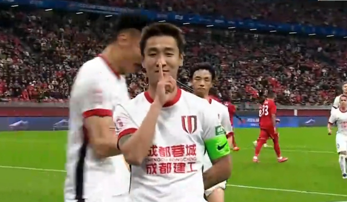 韦世豪点球破门终结川渝德比17年进球荒